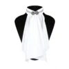 Fair Play Demi Fleur Ready Tied Stock Tie - White