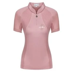 Fair Play Women's Paula Short Sleeve Tech Shirt - Dusty Pink