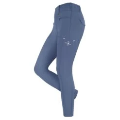 Fair Play Women's Alma Full Seat Tights - Steel Blue