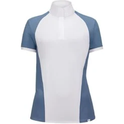 RJ Classics Kids' Remi Jr Short Sleeve Show Shirt - White/Coronet Blue