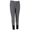 TuffRider Women's Ribb Low Rise Knee Patch Breeches - Graphite