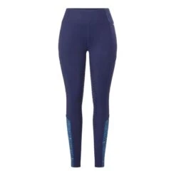 Kerrits Women's Thermo Tech 2.0 Extended Grip Tights - Ink/Ink Snaffle Harmony