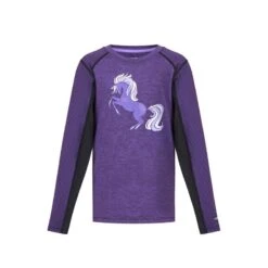 Kerrits Kids' Free Frolic Base Layer Top - Huckleberry