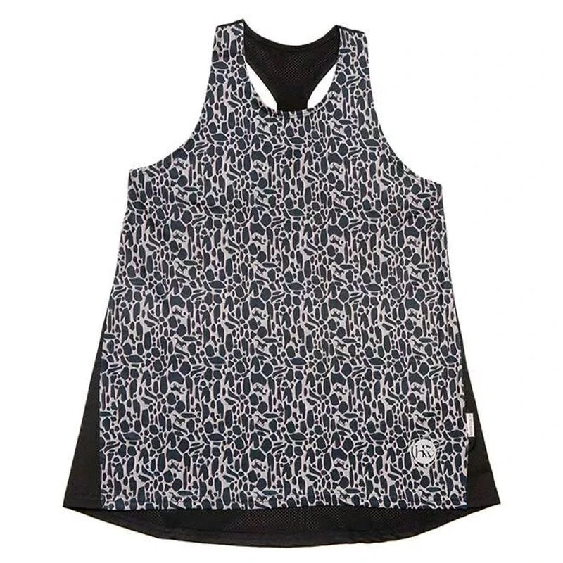 Horseware Women's Aoife Training Tech Top - Animal Print Navy/Grey - Image 2