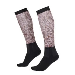 Kerrits Women's Dual Zone Boot Socks - Sangria Starlight