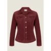 EQL Women's In Motion Corduroy Jacket - Mahogany