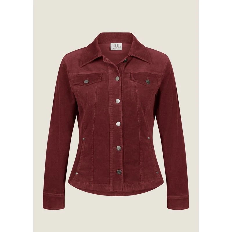 EQL Women's In Motion Corduroy Jacket - Mahogany