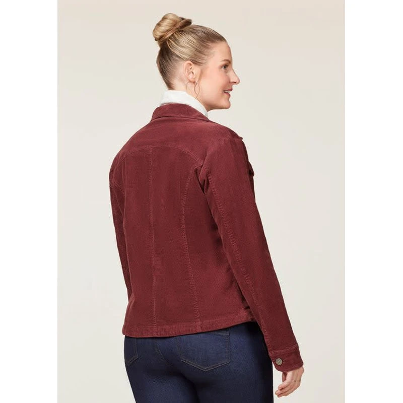 EQL Women's In Motion Corduroy Jacket - Mahogany - Image 3