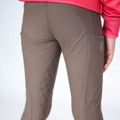 Romfh Kids' Frida Full Grip Pull On Tights - Dusty Brown