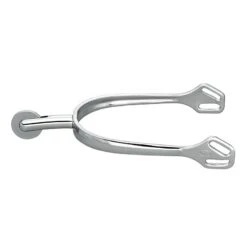 Herm Sprenger Ultra Fit 40mm Round End Large Smooth Rowel Spurs - Stainless Steel