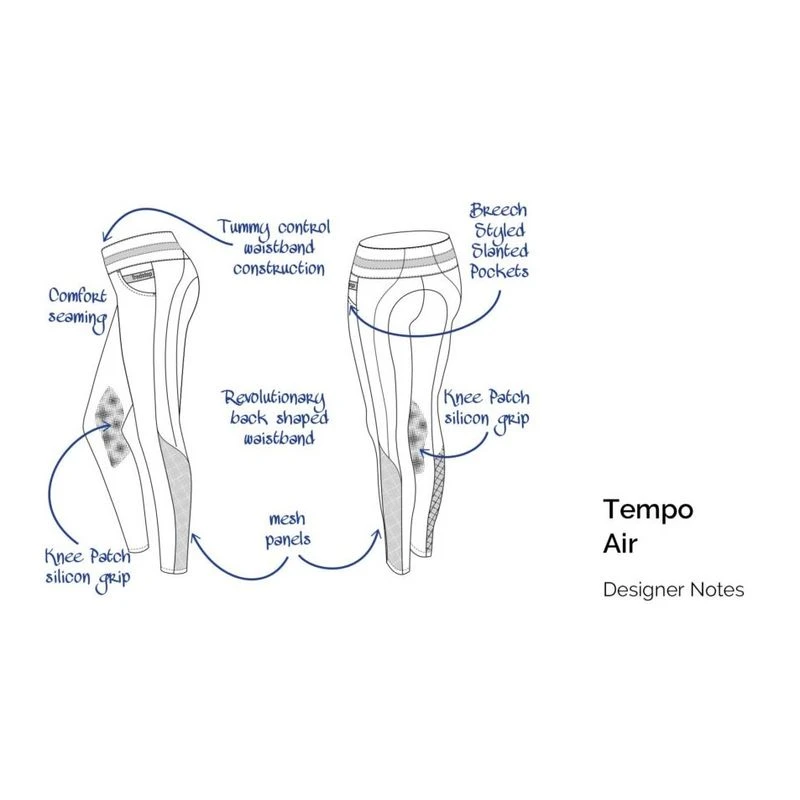 Tredstep Women's Tempo Air Tights - Steel Blue/Barbury - Image 3