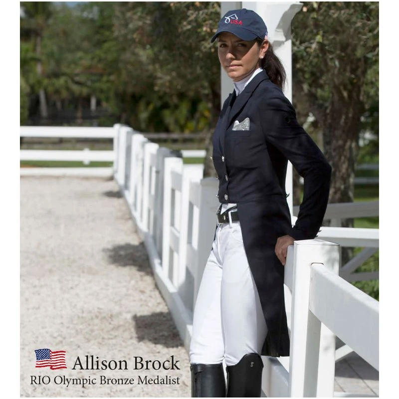 Tredstep Women's Dressage Tail Coat - Navy - Image 3