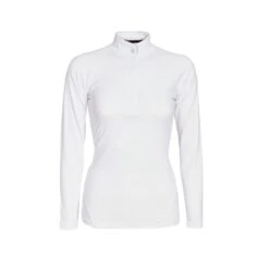 Horseware Women's Sara Long Sleeve Competition Shirt - White